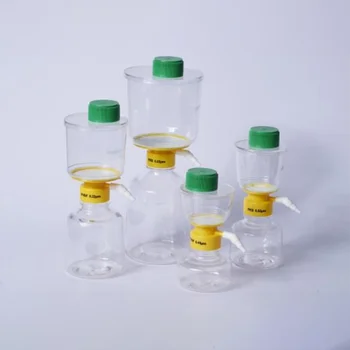 0.22um Лабораторна система за вакуумна филтрация Апарат PVDF Комплект филтри за бутилки