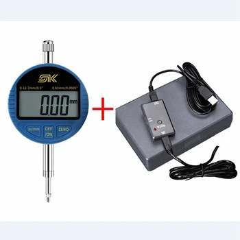 0-25.4mm индикатор за набиране 0.001mm цифров микрометър метричен / инч ElectronicThickness Meter USB устройства за придобиване на данни Инструменти