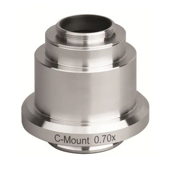 0.7X адаптер за камера TV C-Mount адаптер съвместим за Leica микроскоп