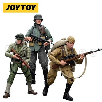 1/18 JOYTOY действие фигура хардкор Втората световна война армията на САЩ Вермахт съветската пехота аниме модел играчка безплатна доставка