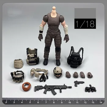 1/18 мащаб мини 3.75-инчов войник раница &тялото главата скулптура модел подвижен кукла аксесоари колекция дисплей играчка подаръци