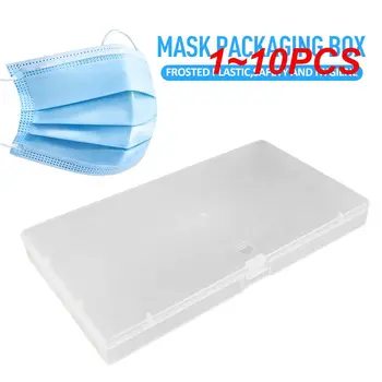  1 ~ 10PCS матирано пластмасова кутия маска удобство високо качество влагоустойчива опаковка мода преносима кутия за съхранение