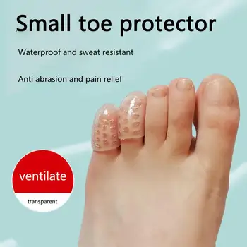10 броя гел Toe Cap силиконов протектор за пръсти Предпазители за крака Защита на пръстите на краката и осигуряват облекчение от мазоли Калус блистери
