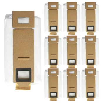 10 пакет торбички за прах Аксесоари за Xiaomi Roborock S7 T7S T7Plus T7S Plus, Чанти за прахосмукачки Автоматична смукателна станция