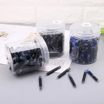 100pcs Jinhao универсални черни сини касети за писалки 2.6mm пълнители Dropship