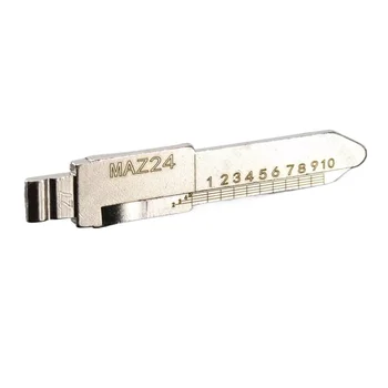 10pcs NO.27 MAZ24 гравиран ключ за линия Uncut празна скала срязване зъби за Mazda 27 #