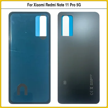 10PCS за Xiaomi Redmi Note 11 Pro 5G батерия заден капак Note11 Pro задна врата стъклен панел корпус лепило замени