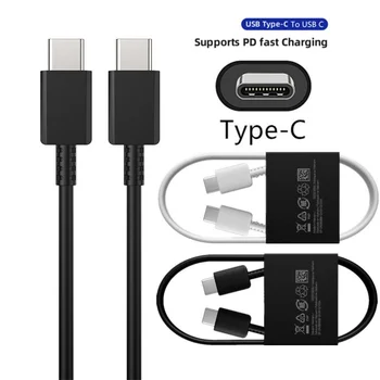  10pcs / лот 1m 3ft бързо бързо зареждане PD тип c USb-C Data Sync зарядно кабел за Samsung S8 s10 s20 s21 Забележка 10 htc кабел за зареждане