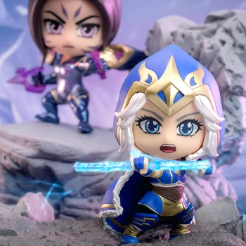 10см Лигата на легендите Star Guardian Kaisa The Frost Archer Ashe Action Figure Cute Ornament Collection Desktop Display Gift Toy