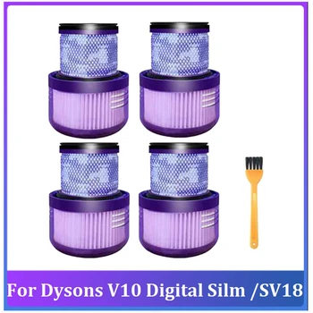 1Set HEPA филтър за Dysons V10 Digital Silm / SV18 лилав акумулаторен прахосмукачка аксесоари миещ се филтър