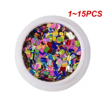 1~15PCS пайети 15g цветни многофункционален цветен дизайн смесен цвят нокти аксесоари пеперуда кръпка декорация