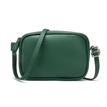 2023 Дамски чанти за рамо Прост дизайнер на цип Висококачествени кожени чанти Чанти Плътен цвят Жени Crossbody чанта