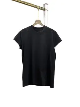 2023 Дамско облекло Плътен цвят тънък годни тениска