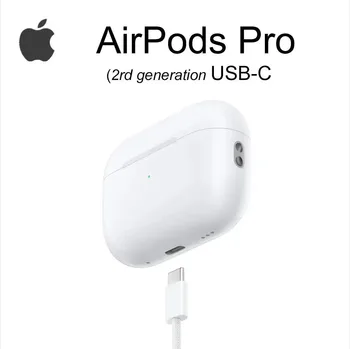2023 Нов USB-C Apple AirPods Pro 2-ро поколение Активно шумопотискане Слушалка Безжичен Bluetooth 5.0 слушалки IPX4