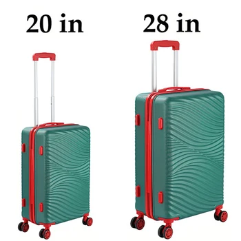 2023 Нов зелен/мента син куфар асансьори багаж случай 28-инчов мъжки 20-инчов женски куфар с голям капацитет Bolsa De Viaje
