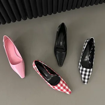2023 Пролет нова марка жени помпи обувки мода кристал нит дами елегантна рокля парти обувки тънък висок ток сандал обувки