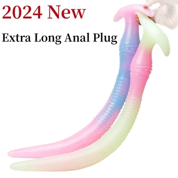2024 Нови Екстра Дълго Анални Тапи Анална стимулация Мъжки и женски мастурбатори Дилда Секс играчки за възрастни Мъжки масажор на простатата 18+