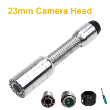 23mm канализационна тръба система за инспекция на камерата глава с 12pcs LED светлини се вписва TP9000 TP9200 TP9300