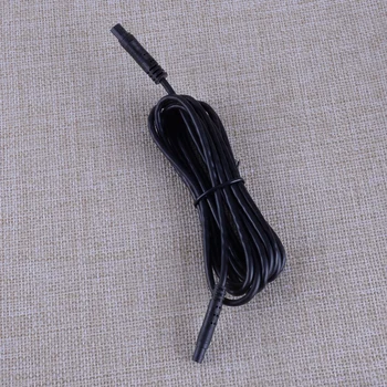 2m 5-пинов удължителен кабел черен PVC универсален за кола Dash Cam Backup Backup Reversing Camera Recorder