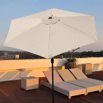 2M Patio чадър кърпа замяна слънцезащита открит пазар маса висящи чадър балдахин чадър отгоре сянка покритие