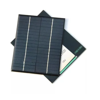 2W 18V слънчеви панели за зареждане на слънчеви клетки за малки DC BstteriesЗарядни устройства DIY играчкиПреносим дропшипинг DIY слънчев панел комплект
