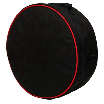 2X кръгла водолазна чанта за маркуч Удобно гмуркане подплатени BCD регулатор Gear чанта за съхранение организатори с дръжка черно