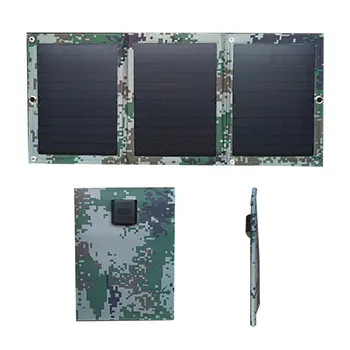 3-кратно 21W Сгъваем слънчев панел преносими слънчеви панели зарядно USB 5V DC Пълно работно време мощност слънчев панел мобилно захранване
