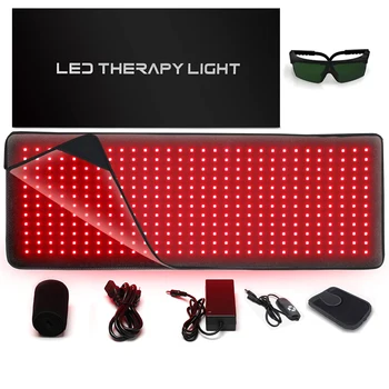  360pcs LED 660nm червена светлина колан и 850nm устройства за светлинна терапия Големи подложки за носене Wrap за тяло