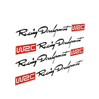 4Pcs Стикери за дръжка за кола WRC Rally Racing Stripe Car Decals Винил за Toyota Land Cruiser PRADO Vios Vitz Reiz Prius