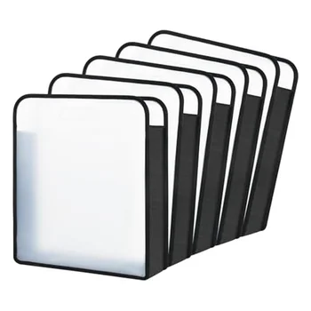 5 Pack Scrapbook Paper Storage Organizer, Разширяване на хартиеното фолио за 12 x 12 листа, Scrapbook Paper Storage с дръжка