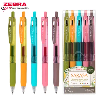 5 Цветен комплект SARASA Limited гел писалка JJ15 студенти цветна преса тип вода писалка 0,5 мм живопис ръка сметка канцеларски материали сладък