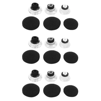 9-парче големи, средни и малки заместващи гелове за уши за Plantronics Voyager Legend Eartip Kit