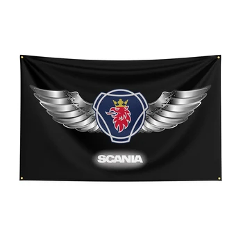 90x150cm Scanlas флаг полиестер Prlnted Raclng кола банер за декор 1