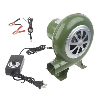 AC100-240V електрически вентилатор адаптер за скорост на вентилатора 30/40/60/80W барбекю вентилатор мини ковачница ковачи вентилатор със захранващ клип кабел