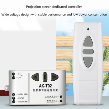 AC220V RF безжични превключватели за дистанционно управление за прожекционен екран гаражна врата