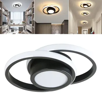 AC86-265V LED таван лампа затъмняване пръстени лампа модерен таван светлина Suface монтирани пътека светлина Начало Lighing за кухня спалня