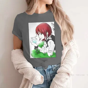 Akagami No Shirayukihime Уникален TShirt за момиче Снежна коса с червената коса Удобна хип-хоп идея за подарък T Shirt Stuff 4XL