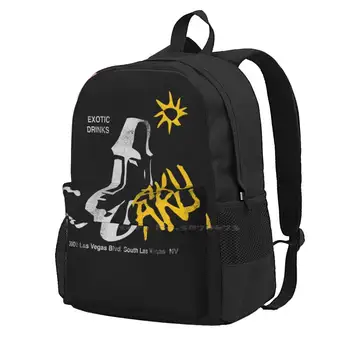 Aku Aku-Las Vegas , Nv раница за студентско училище лаптоп пътуване чанта Тики
