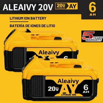 Aleaivy Нов за DeWalt 18V 20 волта Макс 3.0 / 8.0AH литиева батерия DCB206 DCB205 DCB200 DCB203 батерия за смяна на електроинструмент