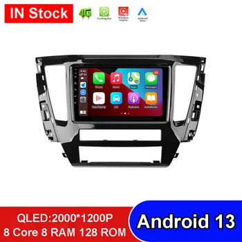 Android 13 No 2din За Mitsubishi Pajero Sport 3 2020 - 2021 Автомобилен радио видео плейър GPS навигация стерео