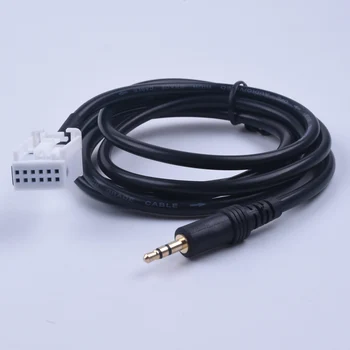 Aux кабел 3.5MM жак интерфейс автомобилен аудио адаптер за BMW E60 E63 E64 E66 E81 E82 E70 E90