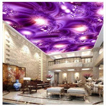 beibehang Висококачествена копринена кърпа вътрешна стена хартия абстрактни звезди KTV барове развлечения места таван стенописи 3d тапети