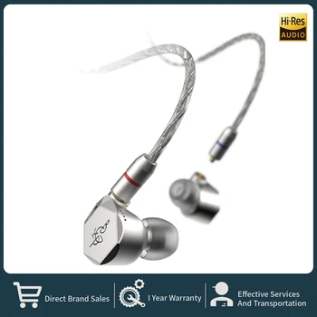 BGVP Мелодия в ухото слушалки монитор кабелни слушалки 12mm динамичен IEM Hi-Fi слушалки MMCX интерфейс 3 в 1 кабел 2.5 / 3.5 / 4.4mm