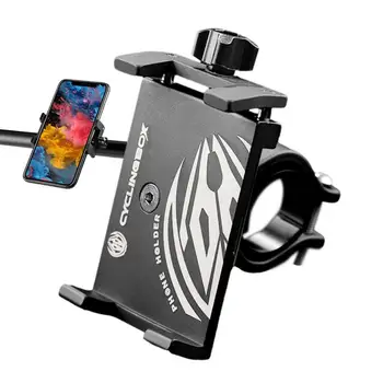 Bike Phone Mount Holder Механично заключване Bike Heavy Duty Phone Holder Мобилен телефон кормило стойки за пътуване Пътуване Dail