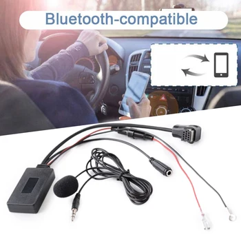 Bluetooth AUX кабел Aux приемник адаптер за пионерски IP-BUS порт 11Pin 27cm 5-12V ABS пластмасови устройства