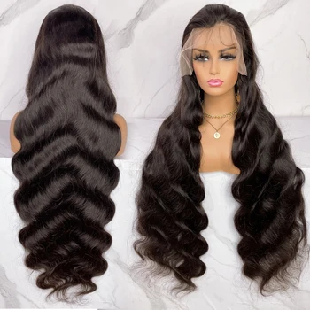 Body Wave Lace Front Wig 360 Lace Frontal Wig Hd Lace 13x6 Бразилски перуки за жени PrePlucked 13x4 Lace Frontal Human Hair Wigs