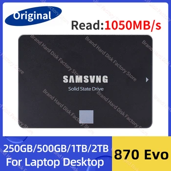 Brand Original 2.5'' SATAIII SSD 870 Evo 1TB 2TB 4TB Ssd Sata Вътрешен твърдотелен диск за съхранение на лаптоп PS5