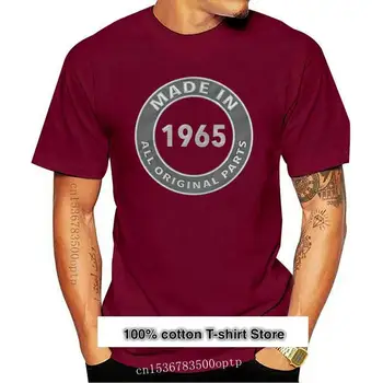 Camiseta de regalo de cumpleaños de la 95. ª generación, hecha en 1965, todas las piezas originales