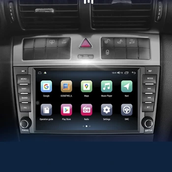 CarPlay IPS Android 13 кола DVD плейър Спин бутон за Mercedes Benz C Class W203 CLC CLK W209 2004 2005 2006 2007 GPS радио