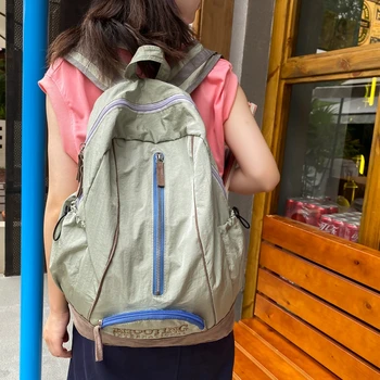 Casual найлон жените раница мода лек студент училище раница женски пътуване книга чанта висок капацитет Kawaii момиче backbag